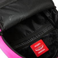 SHARK CENTRAL WHITE STENCIL SHARK PINK DLXSV BACKPACK