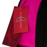 SHARK CENTRAL WHITE STENCIL SHARK PINK DLXSV BACKPACK