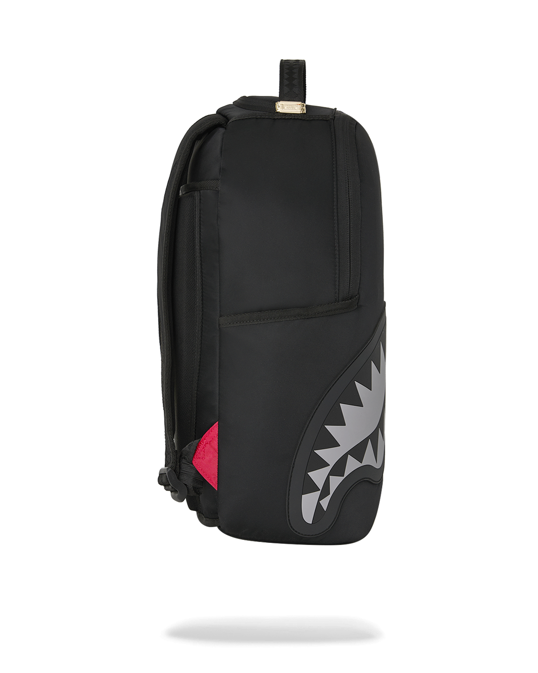 SHARK CENTRAL BLACK NYLON GRAY EMBOSSED DLXS BACKPACK