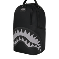 SHARK CENTRAL BLACK NYLON GRAY EMBOSSED DLXS BACKPACK
