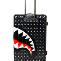 GRAY PEEKING CHARACTER CHECK FULL-SIZE LUGGAGE