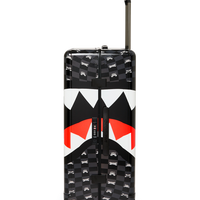 GRAY PEEKING CHARACTER CHECK FULL-SIZE LUGGAGE