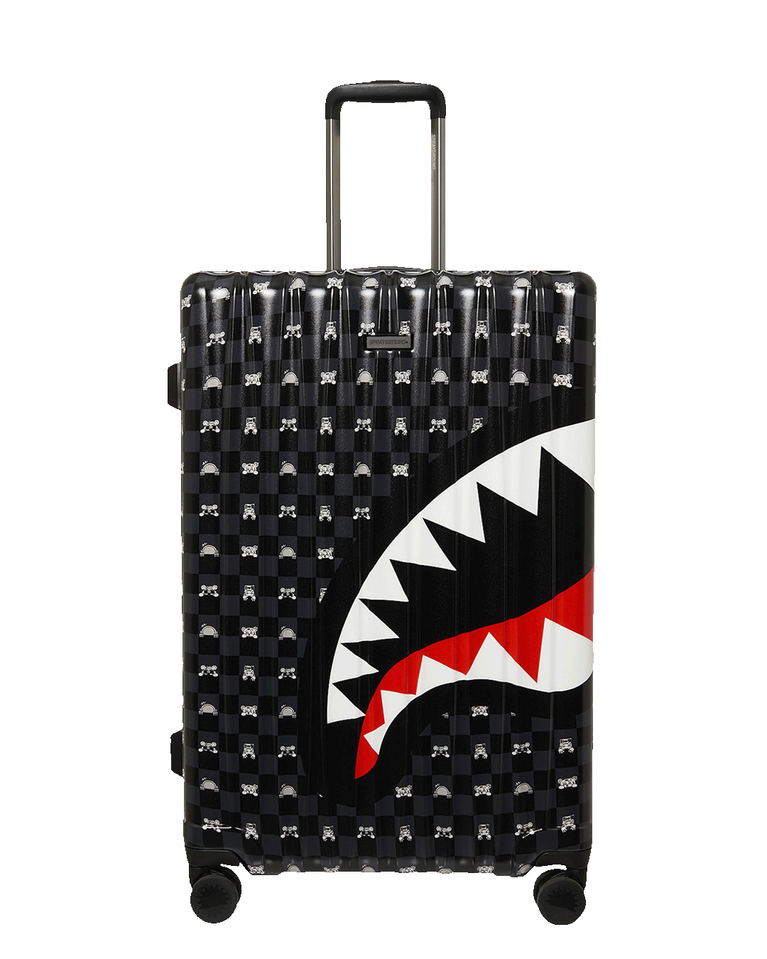 GRAY PEEKING CHARACTER CHECK FULL-SIZE LUGGAGE