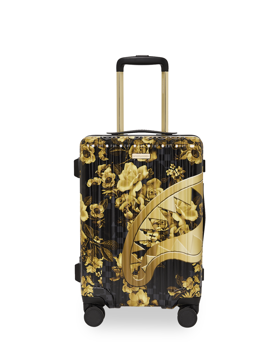 GOLD FLORAL REMIX CARRY-ON LUGGAGE