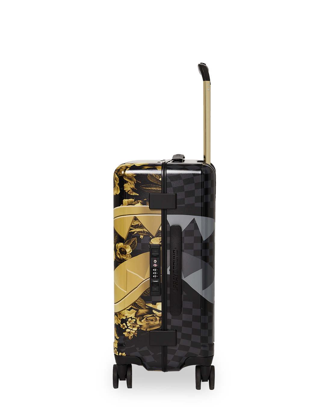GOLD FLORAL REMIX CARRY-ON LUGGAGE