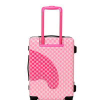 PINK SHARKS IN PARIS PATCH CARRY-ON LUGGAGE