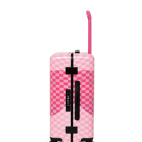 PINK SHARKS IN PARIS PATCH CARRY-ON LUGGAGE