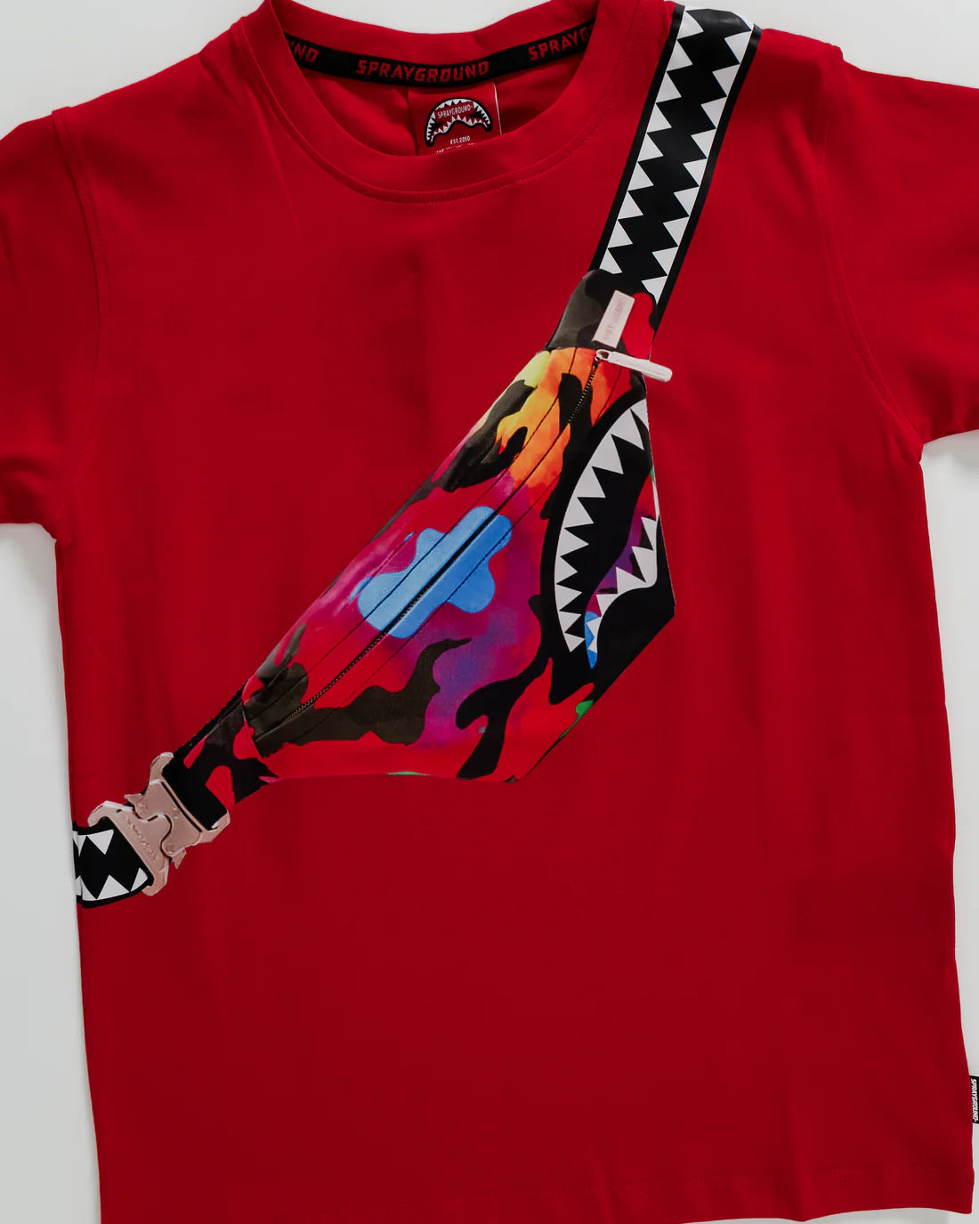 CROSSBODY T-SHIRT RED