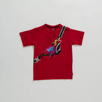 CROSSBODY T-SHIRT RED