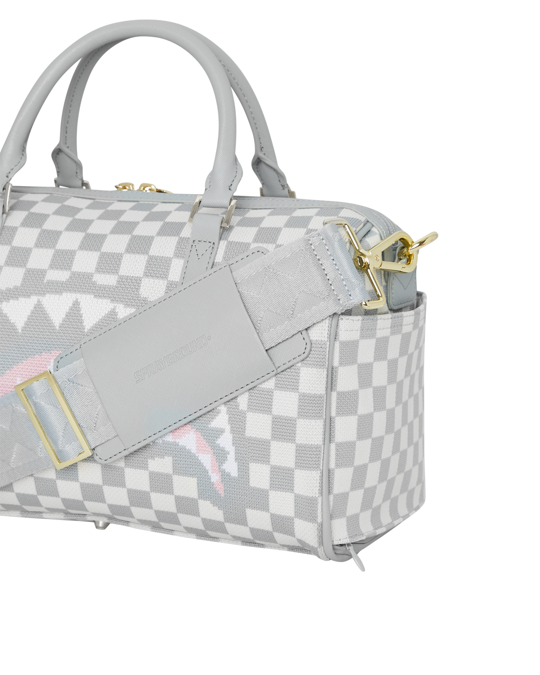 KNIT SHARKS IN PARIS IN CREAM MINI DUFFLE