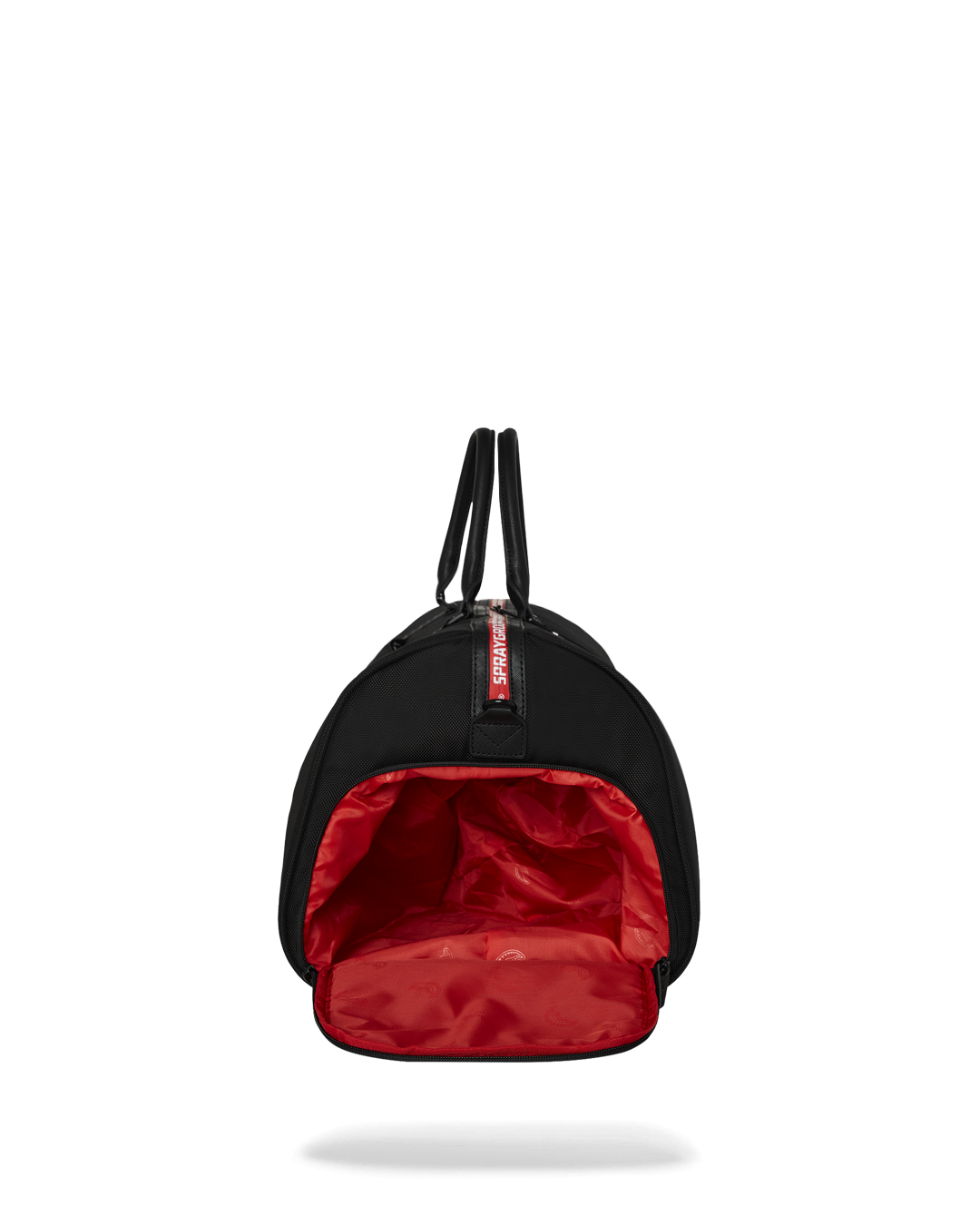 PRINTED ZIPPER SHARK DUFFLE