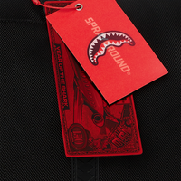 PRINTED ZIPPER SHARK DUFFLE