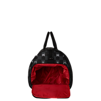 GRAY PEEKING CHARACTER CHECK DUFFLE