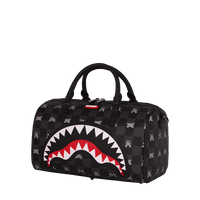GRAY PEEKING CHARACTER CHECK MINI DUFFLE