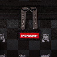 GRAY PEEKING CHARACTER CHECK MINI DUFFLE