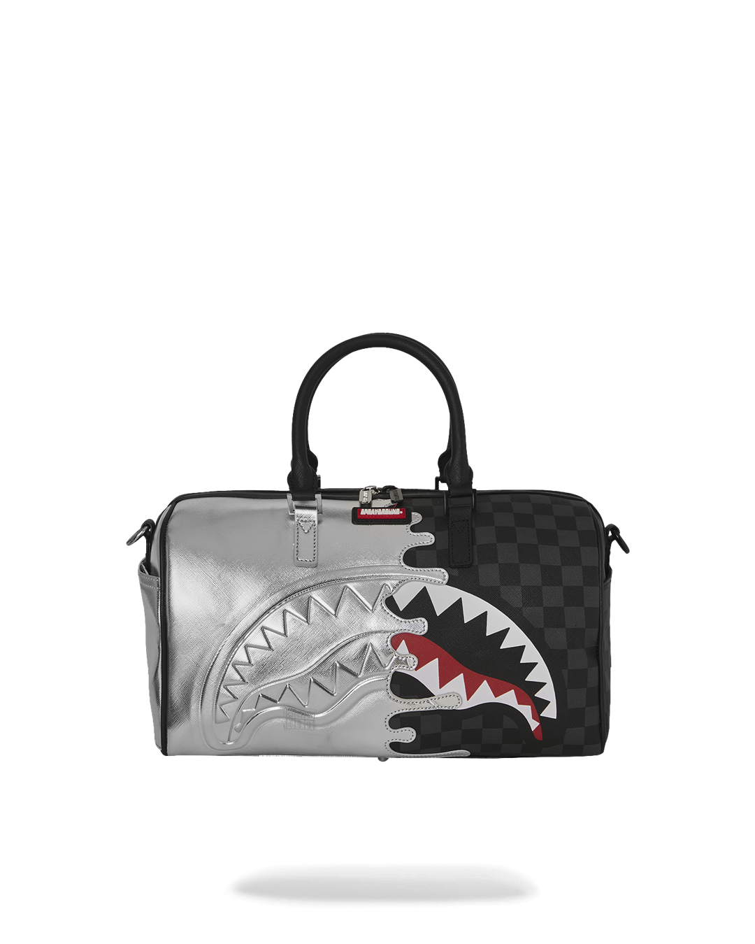 SILVER SIDE DRIP MINI DUFFLE