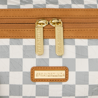 GRAFF EMBOSSED CREAM CHECK MINI DUFFLE