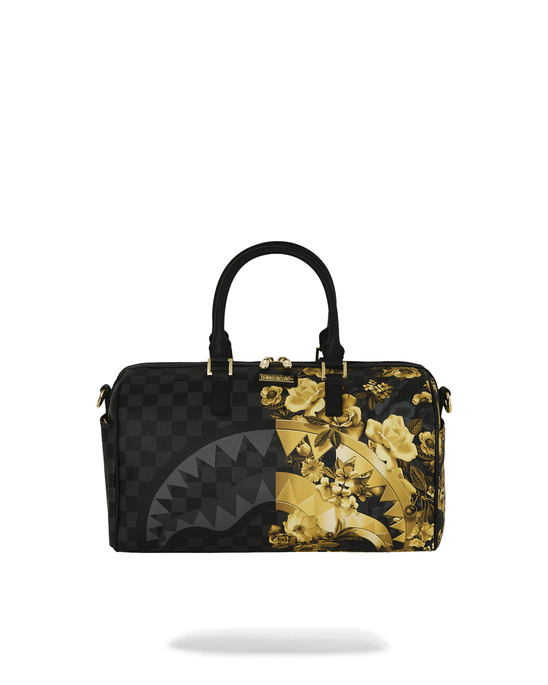 GOLD FLORAL REMIX MINI DUFFLE