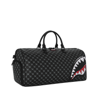 SHARKS IN PARIS WTF BUBBLY BLACK CHECK LARGE DUFFLE