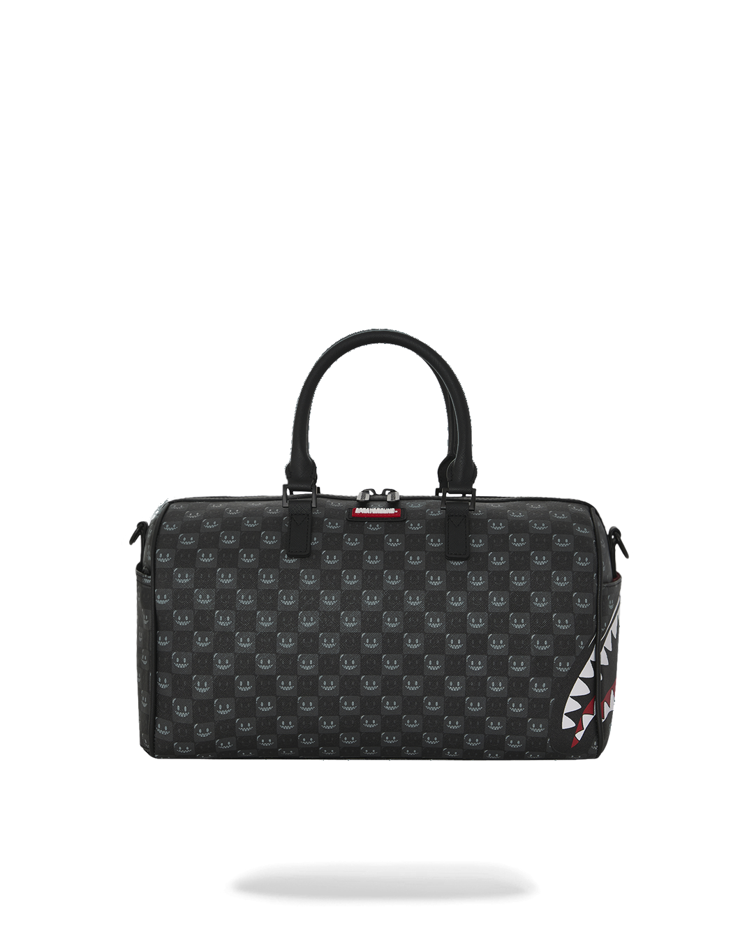 SHARKS IN PARIS WTF BUBBLY BLACK CHECK  MINI DUFFLE