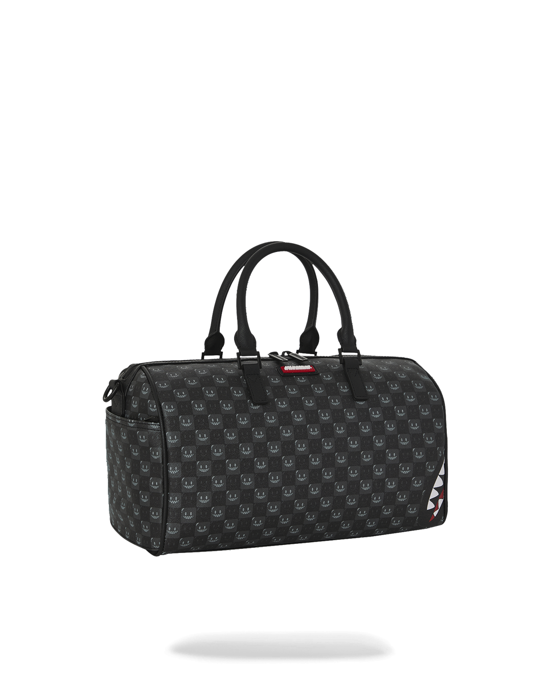 SHARKS IN PARIS WTF BUBBLY BLACK CHECK  MINI DUFFLE