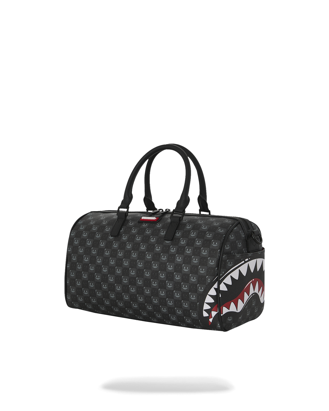 SHARKS IN PARIS WTF BUBBLY BLACK CHECK  MINI DUFFLE