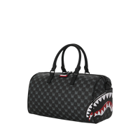 SHARKS IN PARIS WTF BUBBLY BLACK CHECK  MINI DUFFLE