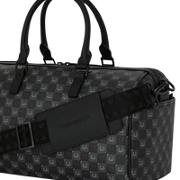SHARKS IN PARIS WTF BUBBLY BLACK CHECK  MINI DUFFLE