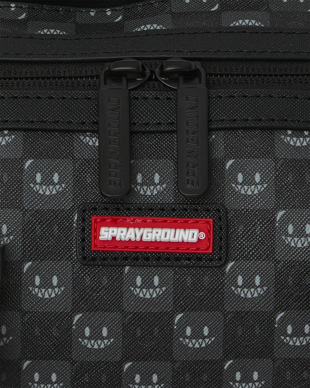 SHARKS IN PARIS WTF BUBBLY BLACK CHECK  MINI DUFFLE