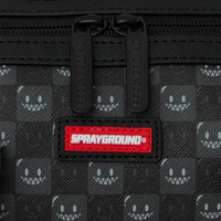 SHARKS IN PARIS WTF BUBBLY BLACK CHECK  MINI DUFFLE