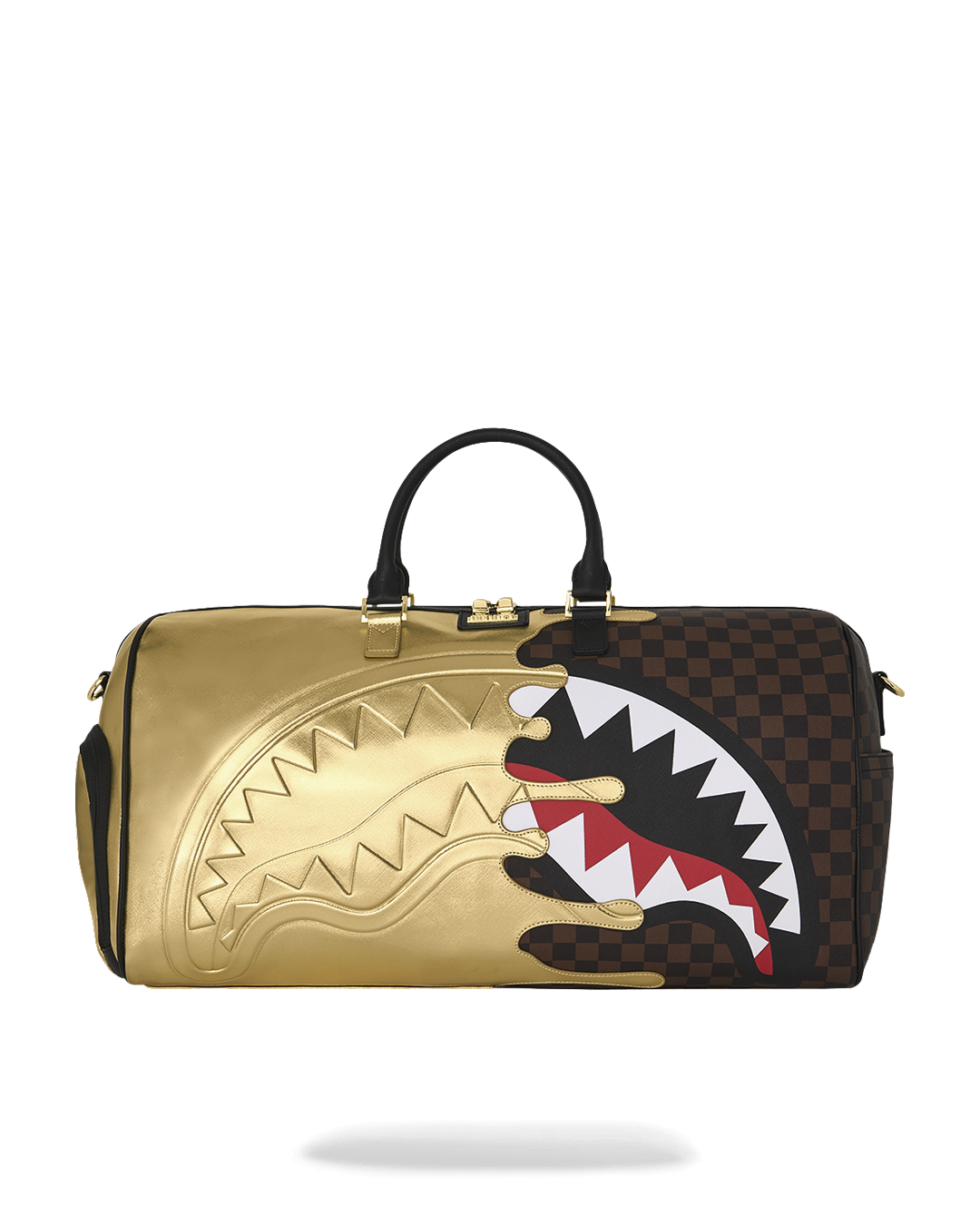 SHARKS IN PARIS GOLD DRIP LARGE DUFFLE