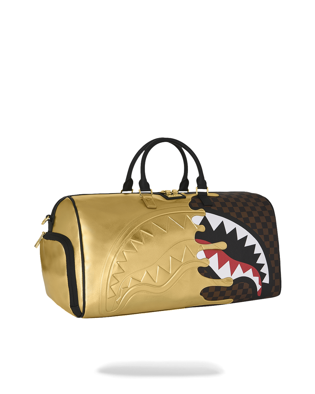SHARKS IN PARIS GOLD DRIP LARGE DUFFLE
