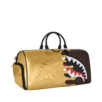 SHARKS IN PARIS GOLD DRIP LARGE DUFFLE