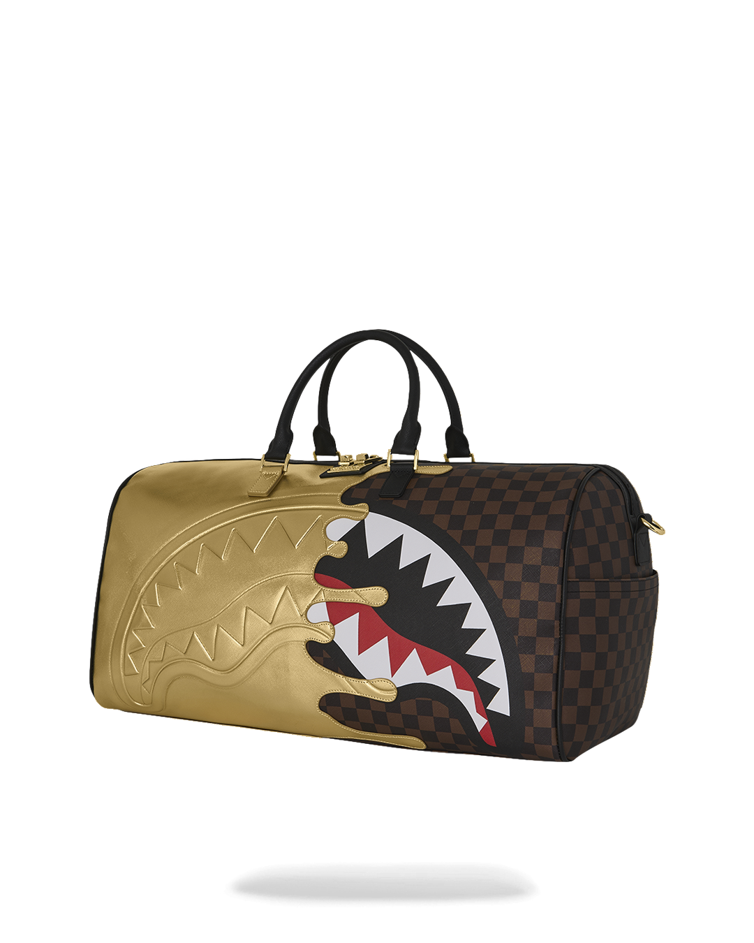 SHARKS IN PARIS GOLD DRIP LARGE DUFFLE