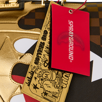 SHARKS IN PARIS GOLD DRIP LARGE DUFFLE