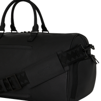 BLACKED OUT EMBOSSED GOLD TOOTH DUFFLE