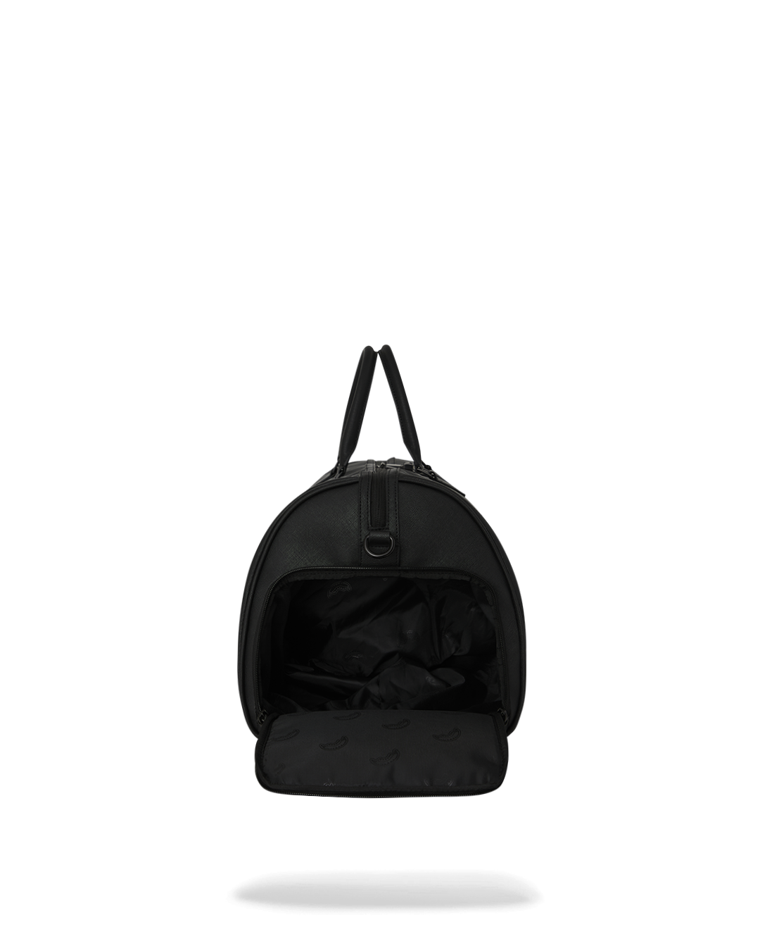 BLACKED OUT EMBOSSED GOLD TOOTH DUFFLE