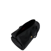 BLACKED OUT EMBOSSED GOLD TOOTH DUFFLE
