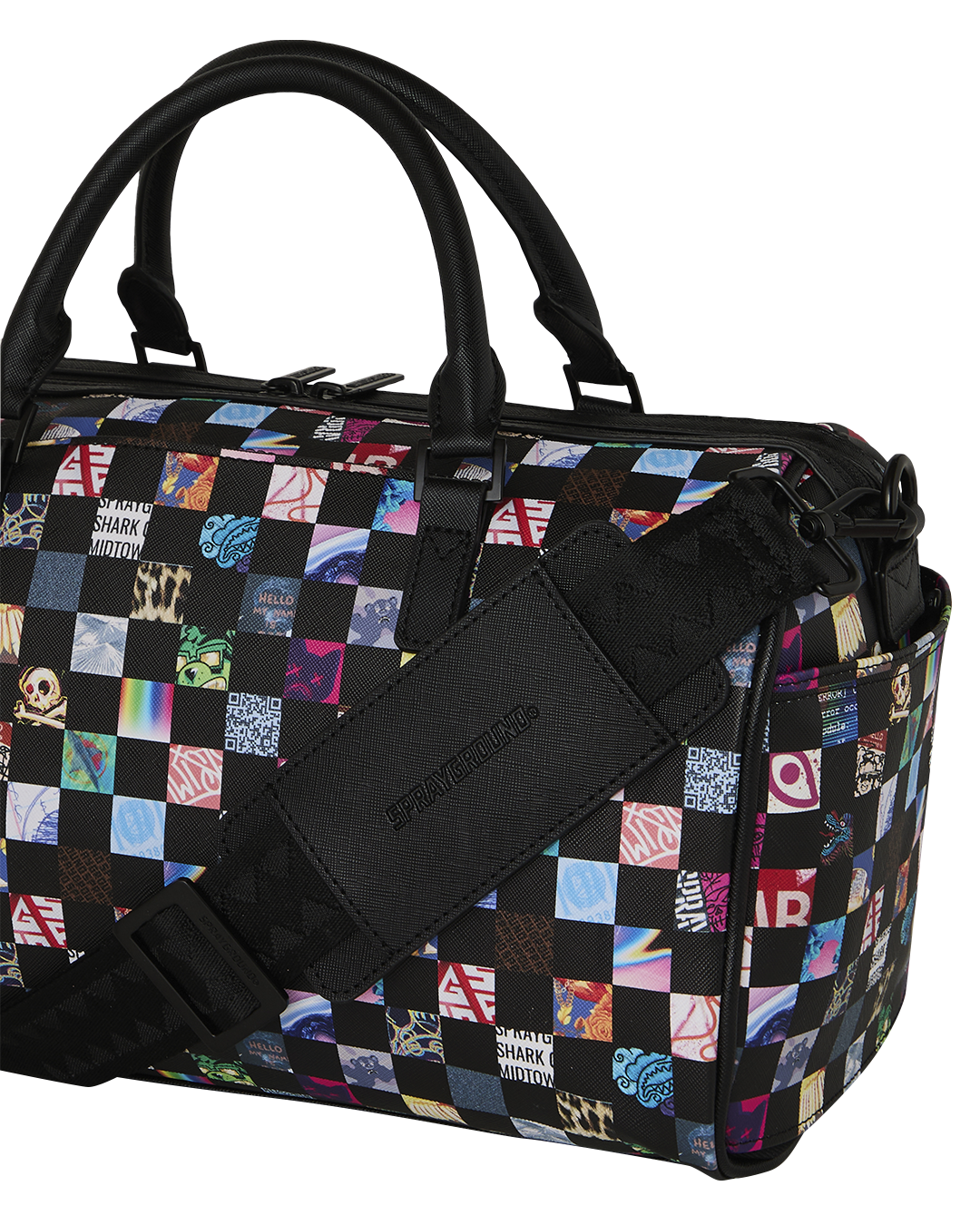 CRAZY CHECK MINI DUFFLE