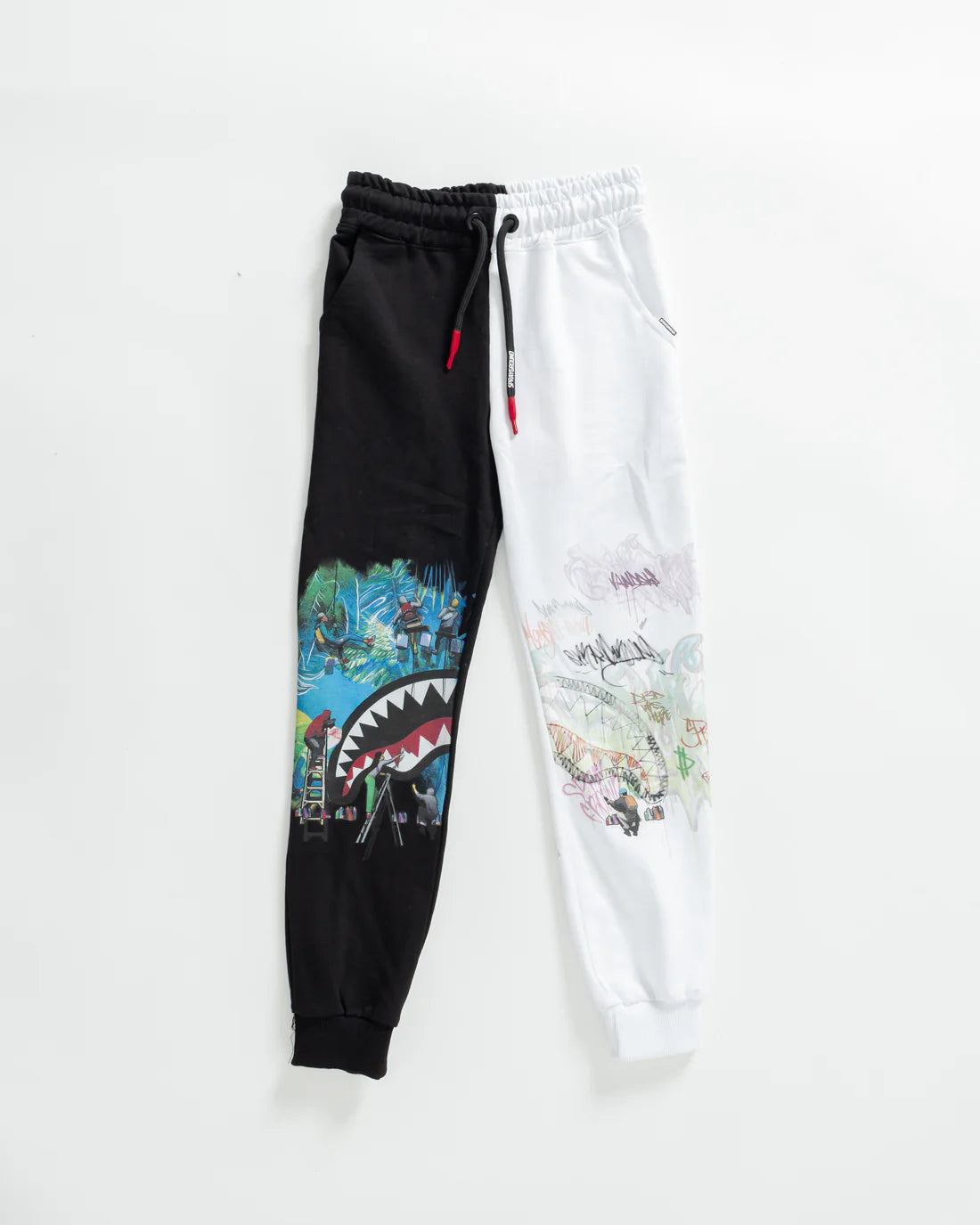 GRAFFITI STYLE SPLIT PANTS