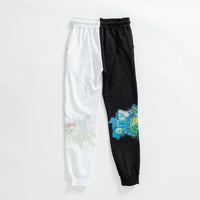 GRAFFITI STYLE SPLIT PANTS