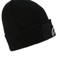 BLACK POCKET BEANIE