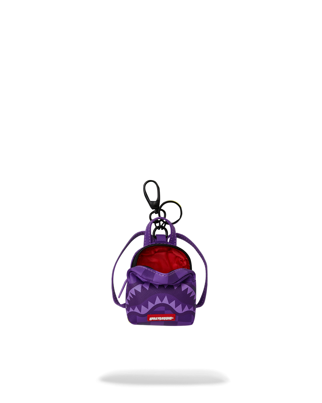 PURPLE SHARK SHARKS IN PARIS KEYCHAIN