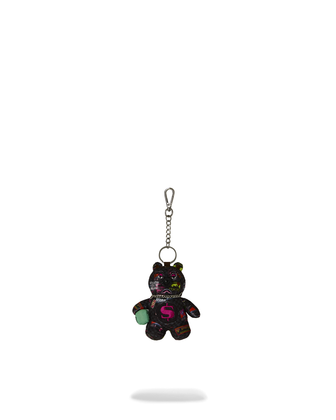 GLOBAL MOGUL CYBER PUNK BEAR KEYCHAIN