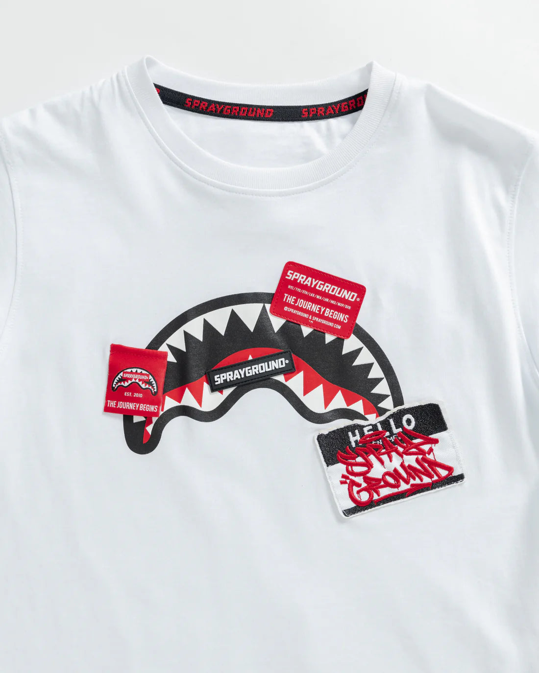 LABEL SHARK CREW T-SHIRT