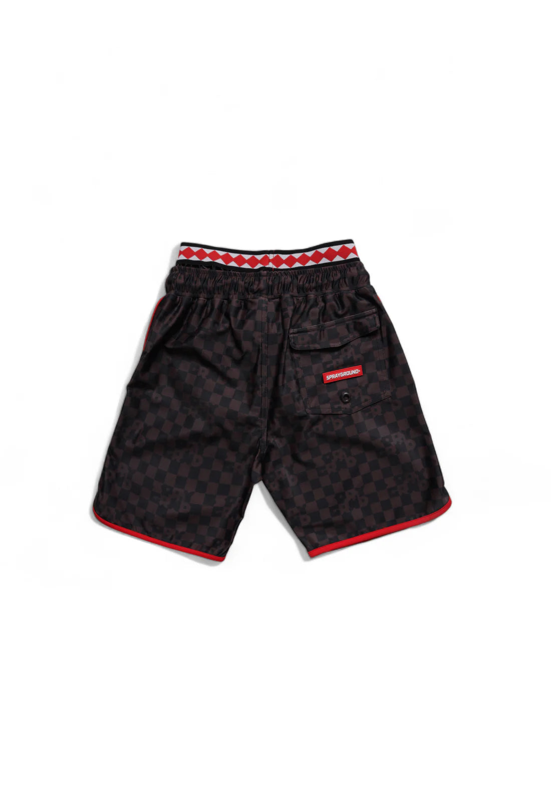 SPRAYGROUND CHECKERED SWIM TRUNKS