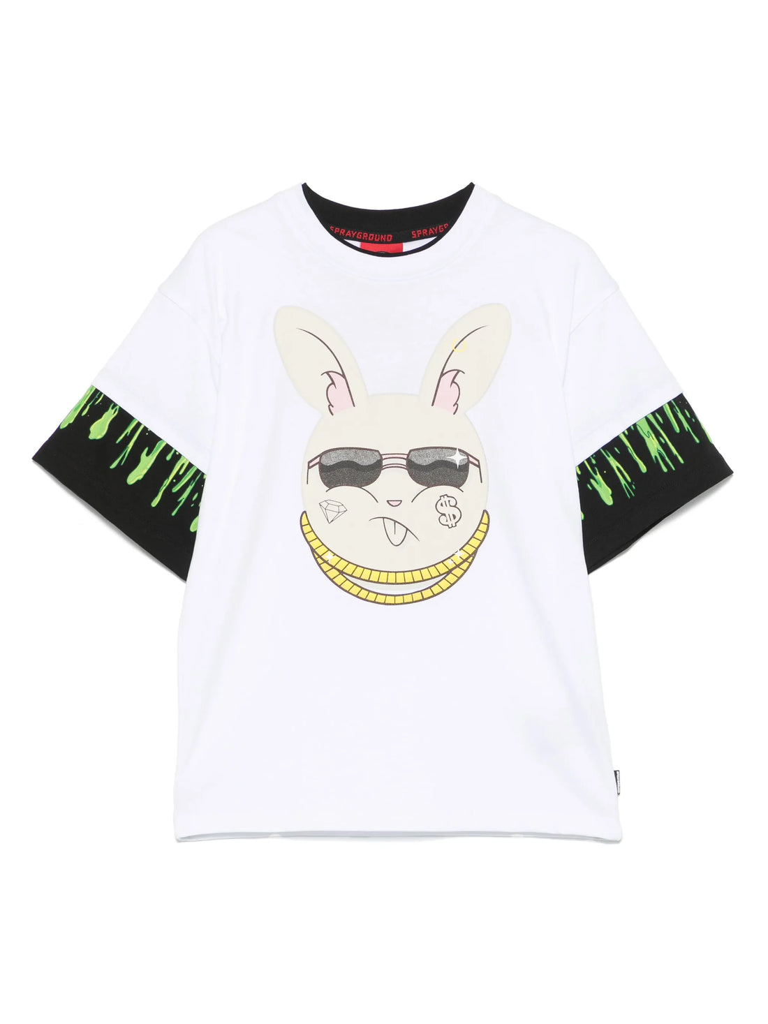 SPLATTER BUNNY OVER DOUBLE T-SHIRT