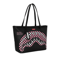 SHARK CENTRAL BREAKUP CHECK SORBET GREY TOTE