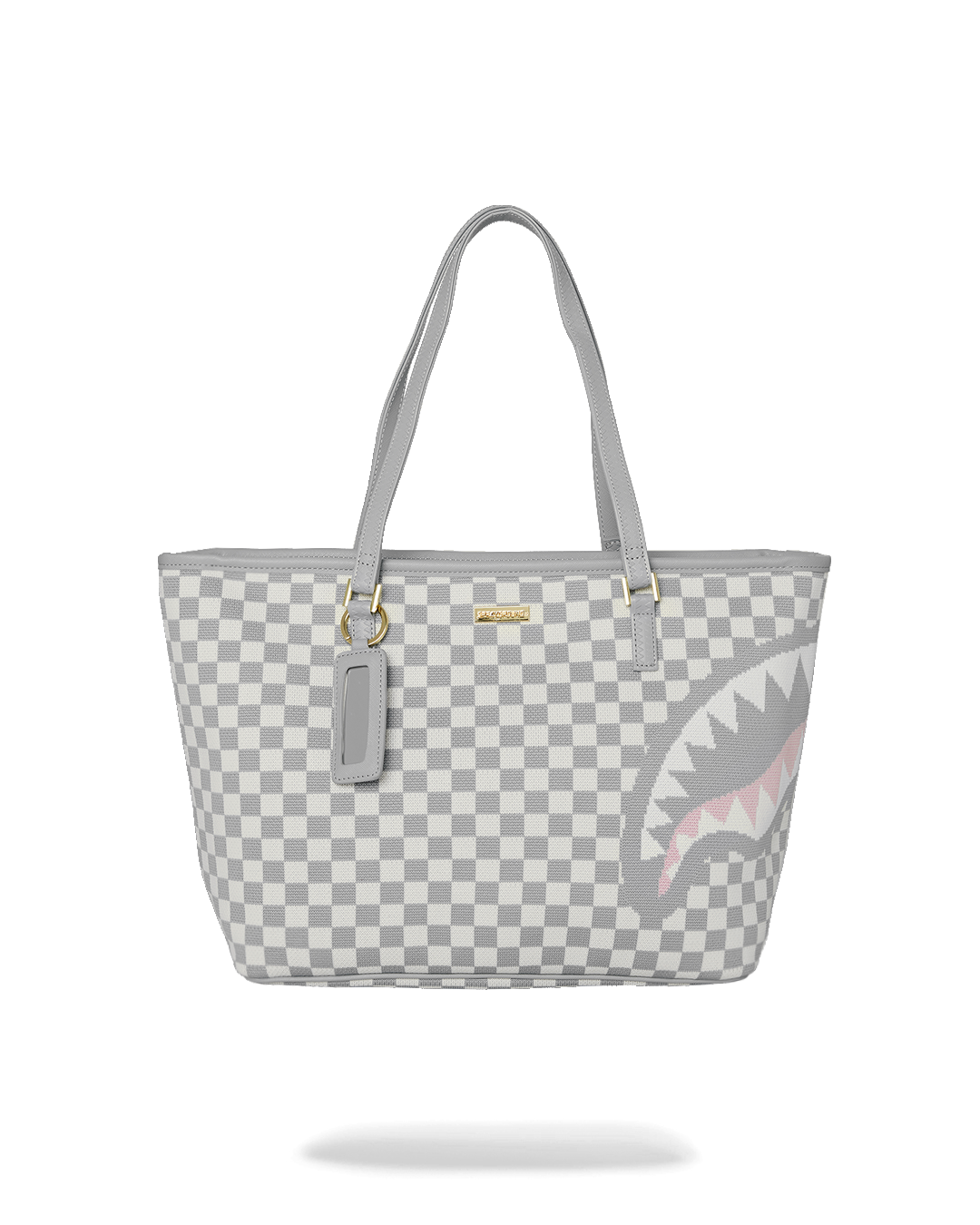 KNIT SHARKS IN PARIS IN CREAM TOTE