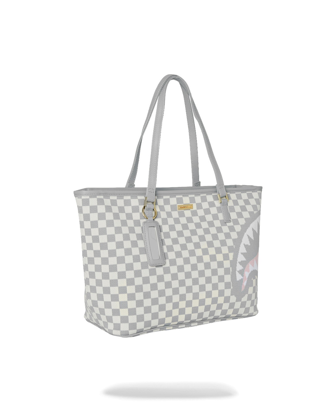 KNIT SHARKS IN PARIS IN CREAM TOTE